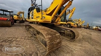 Used Excavator in yard
